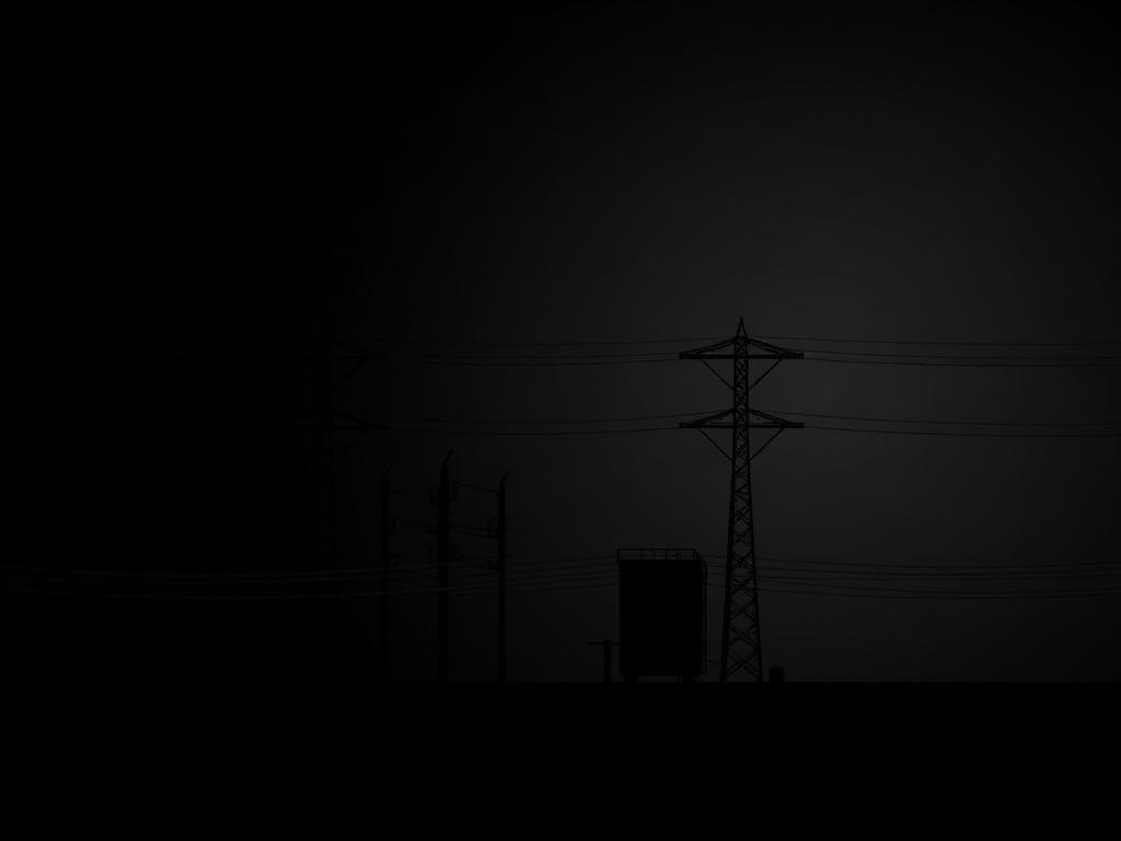 Elektrik enerji altyapısı soyut teknik görsel